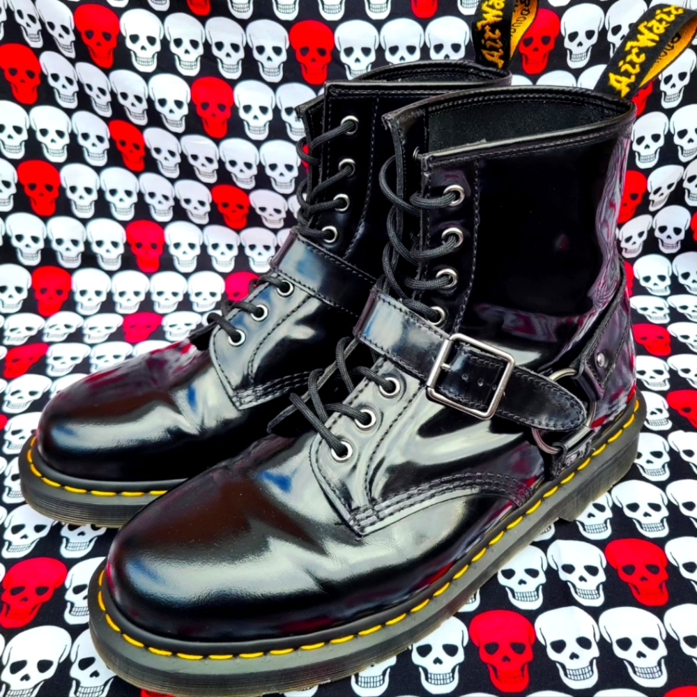 Dr. Martens 1460 Harness 8 Eyelet Boots. 12US 11UK